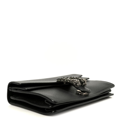 Gucci Pebbled Calfskin Small Dionysus Shoulder Bag Black 4 of 11