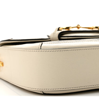 Gucci GG Supreme Monogram Web Mini Horsebit 1955 Shoulder Bag Beige Mystic White 9 of 13