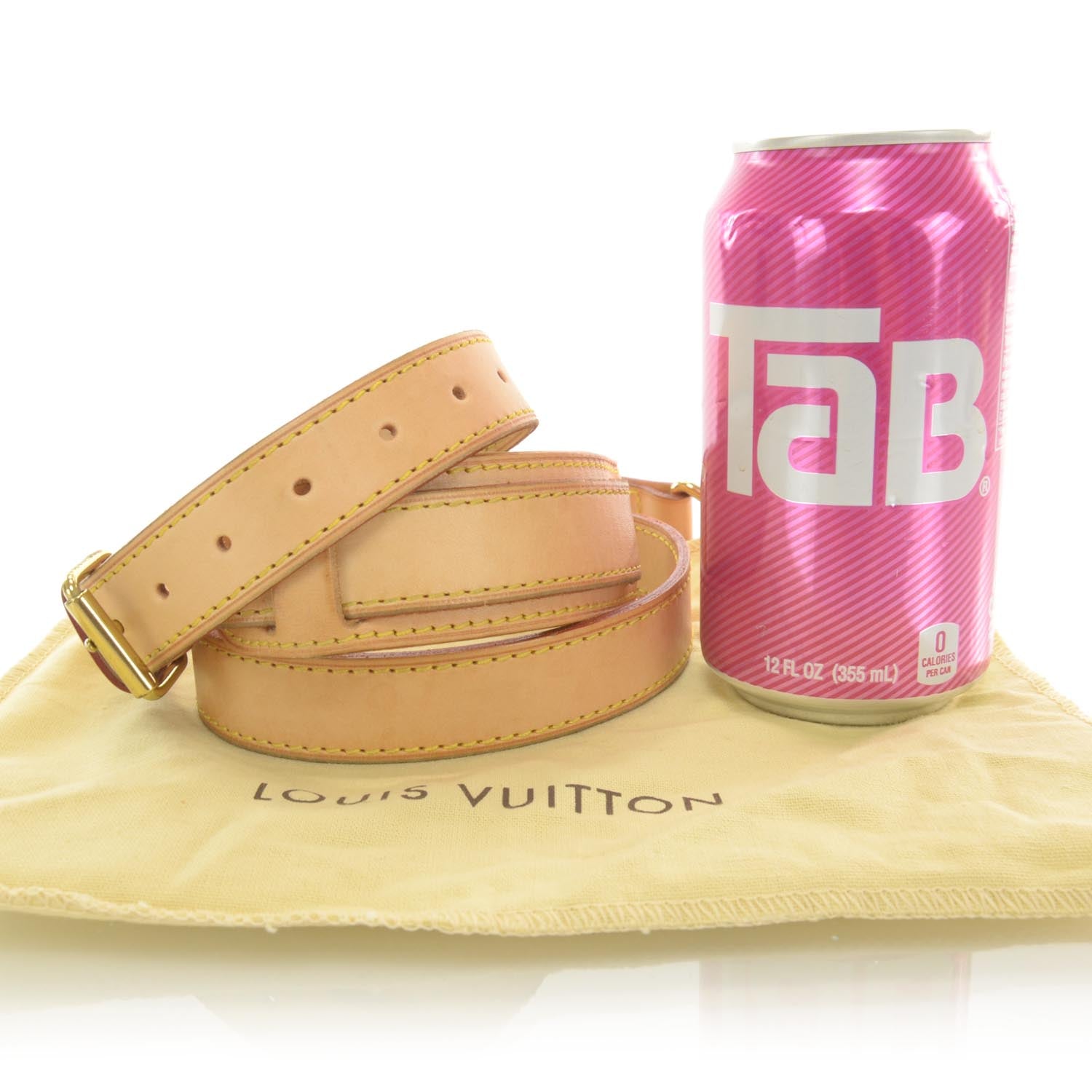 Louis Vuitton Vachetta Adjustable Luggage Shoulder Strap 2 of 5