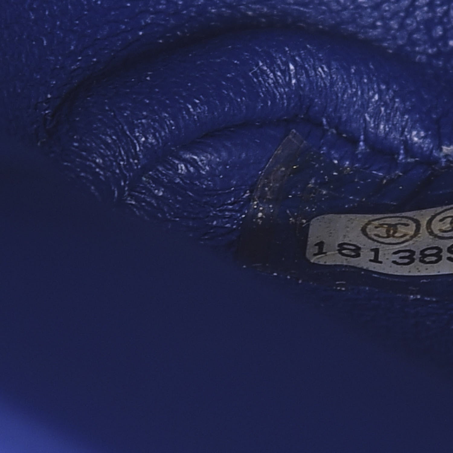 Chanel Lambskin Quilted Medium Double Flap Blue 9 of 14