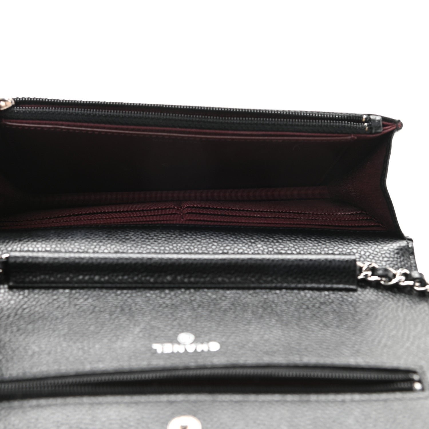 Chanel Caviar Quilted Wallet On Chain WOC Black 5 of 11