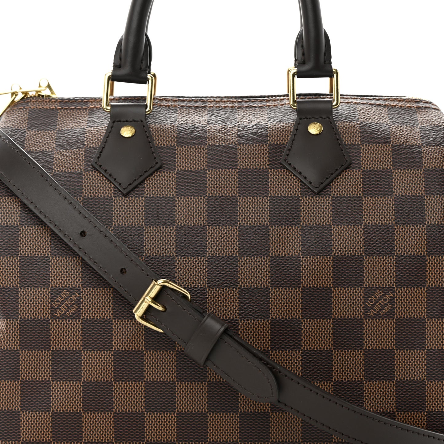 Damier Ebene Speedy Bandouliere 25