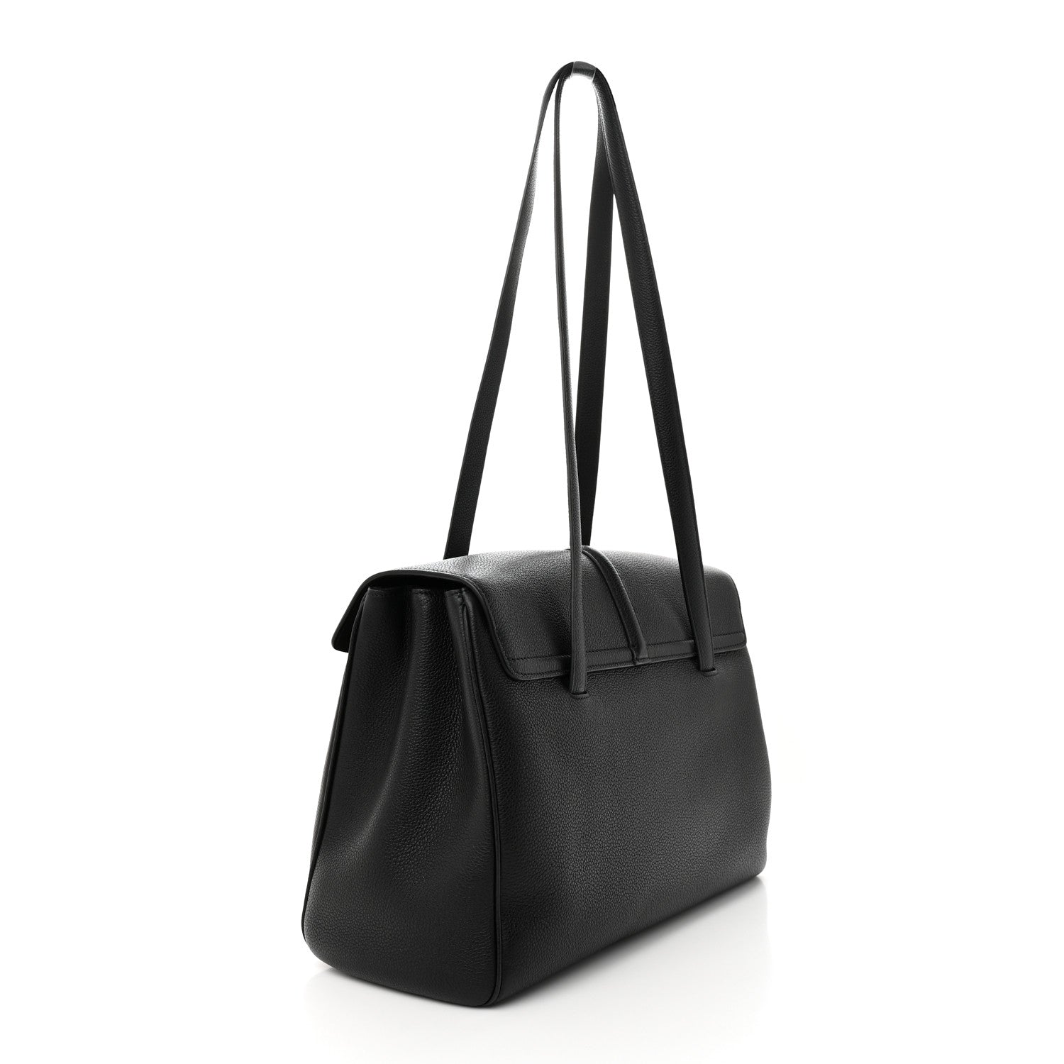 Celine Supple Grained Calfskin Medium Soft 16 Bag Black 3 of 12