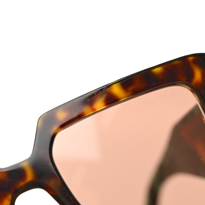 Prada Acetate Symbole Sunglasses SPR 23Y Red Tortoise 8 of 9