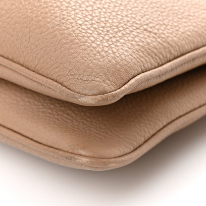 Prada Vitello Daino Double Zip Crossbody Bag Cammeo 11 of 19
