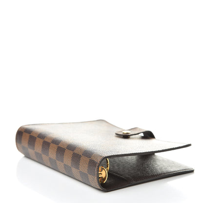 Louis Vuitton Damier Ebene Medium Ring Agenda Cover 4 of 9