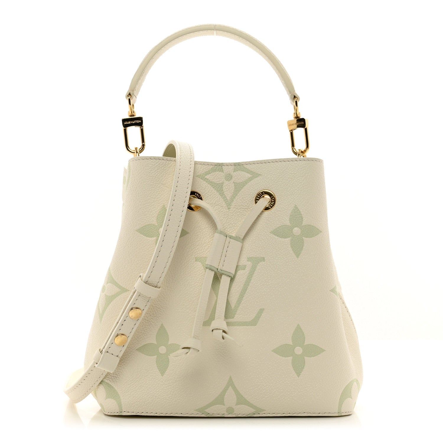 Louis Vuitton Empreinte Monogram Giant Neonoe BB Latte Matcha 1 of 10