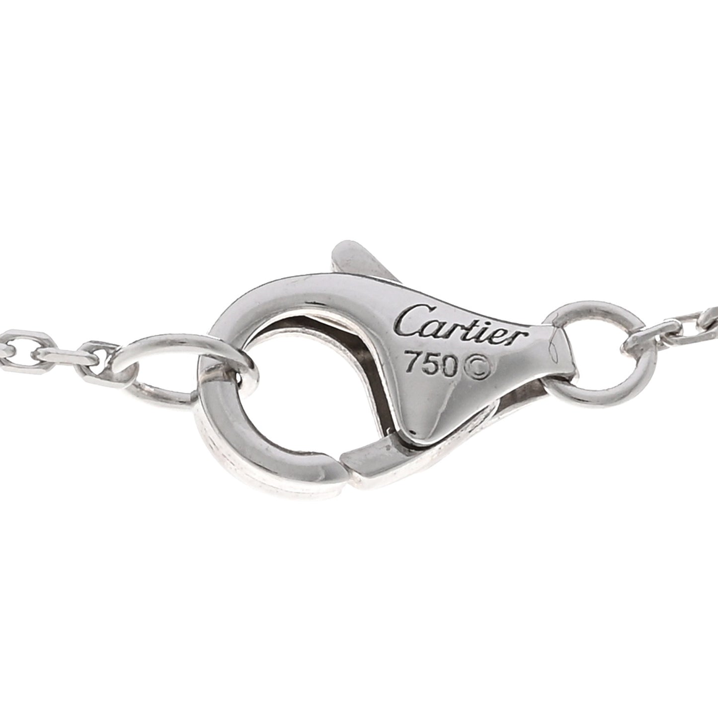 18K White Gold Diamond Caresse D'Orchidees Par Cartier Necklace
