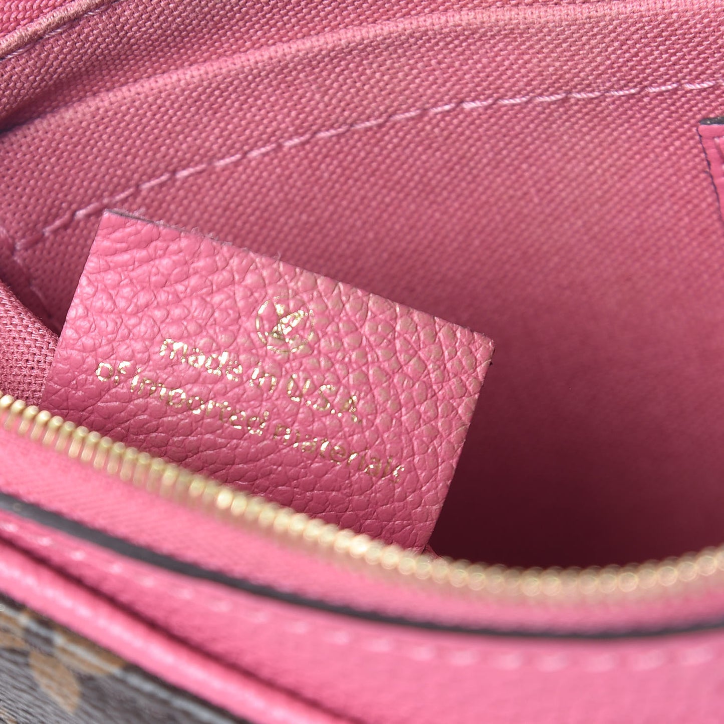 Monogram Pallas Clutch Rose Fizzy
