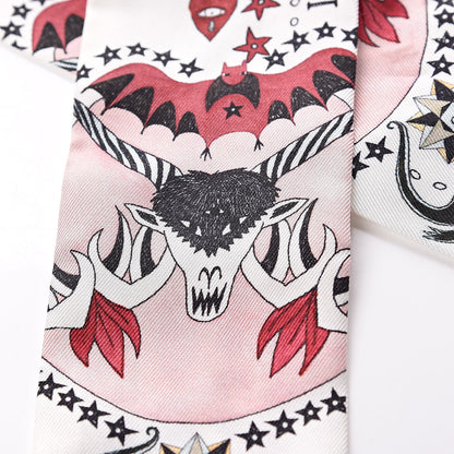 Christian Dior Silk Le Diable Mitzah Scarf 5 of 6