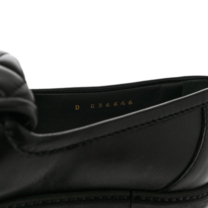 Chanel Lambskin Quilted CC Turnlock Loafers 38 Black 6 of 11