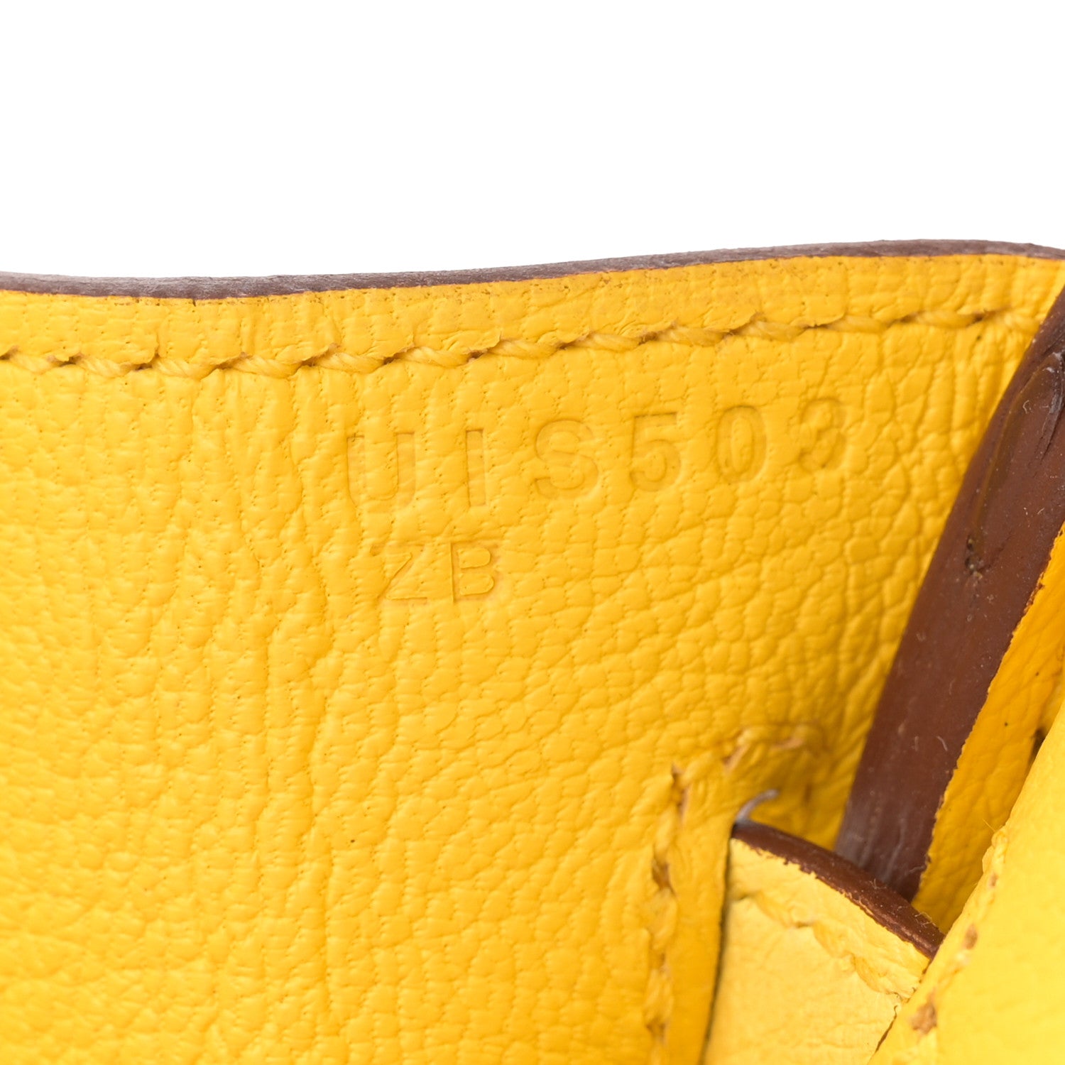 Hermes Ostrich Birkin 25 Jaune Citron 7 of 11