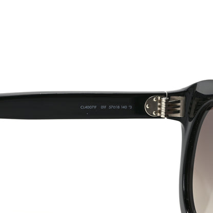 Celine Acetate Round Sunglasses CL40071F Black 6 of 7