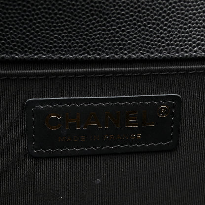 Chanel Caviar Quilted Medium Boy Flap Black 6 of 10