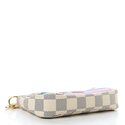 Louis Vuitton Damier Azur 2016 Christmas Animation Mini Pochette Accessories 4 of 7