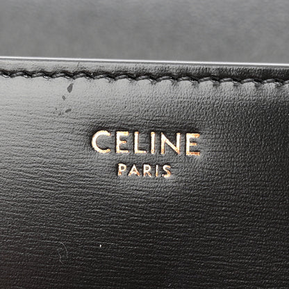 Celine Shiny Calfskin Triomphe Shoulder Bag Black 6 of 11