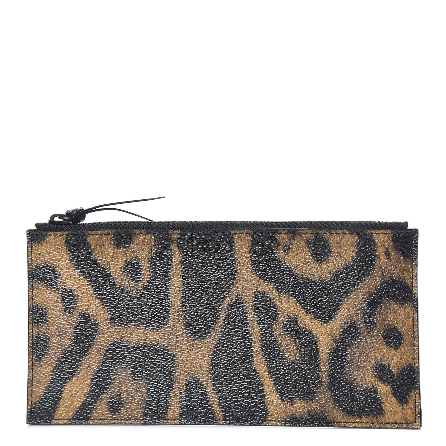 Monogram Animal Print Felicie Chain Wallet Zippered Insert