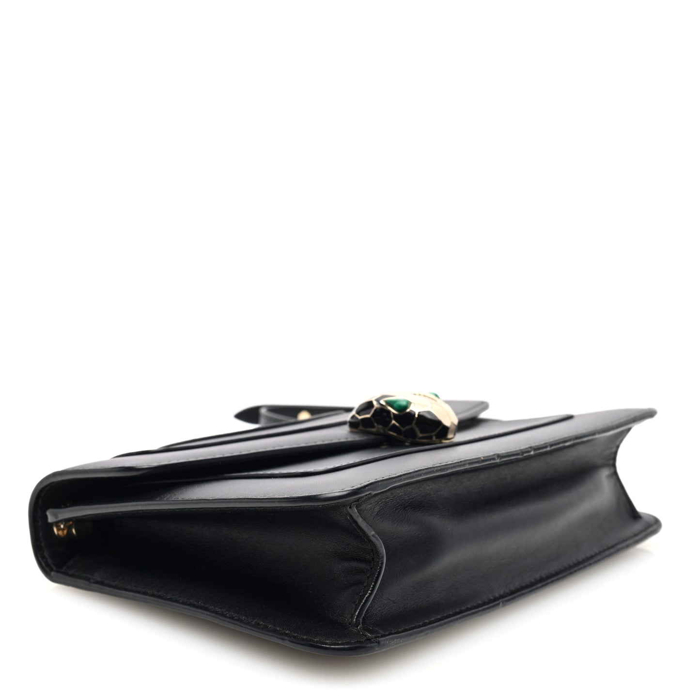 Calfskin Serpenti Forever Crossbody Bag Black