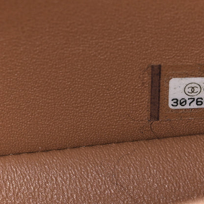 Chanel Lambskin Quilted Mini Rectangular Flap Dark Beige 6 of 10