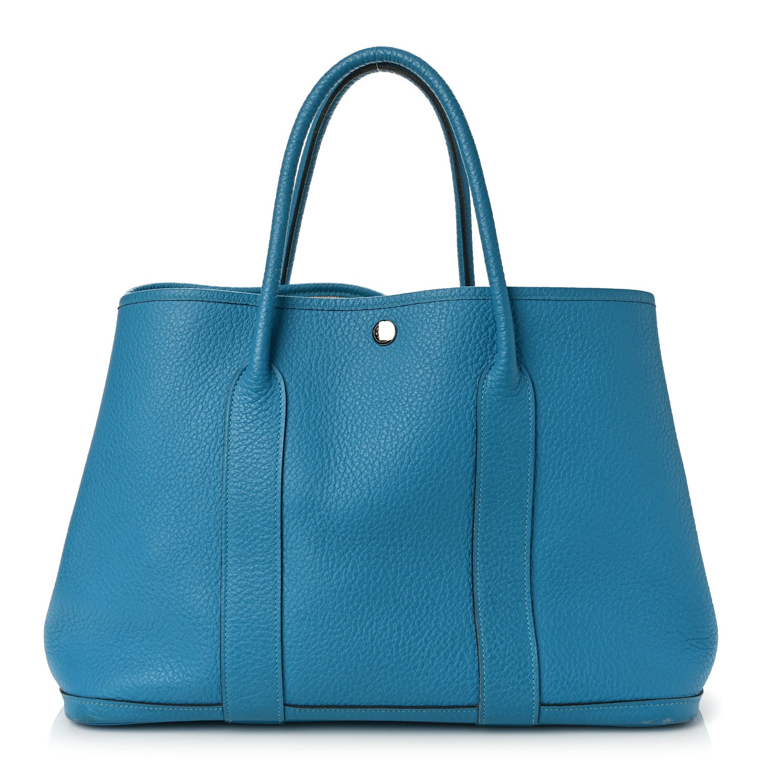 Hermes Vache Country Garden Party 36 MM Turquoise 1 of 12