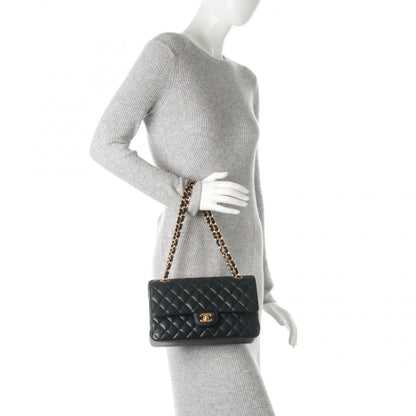 Chanel Caviar Quilted Medium Double Flap Black 2 of 8