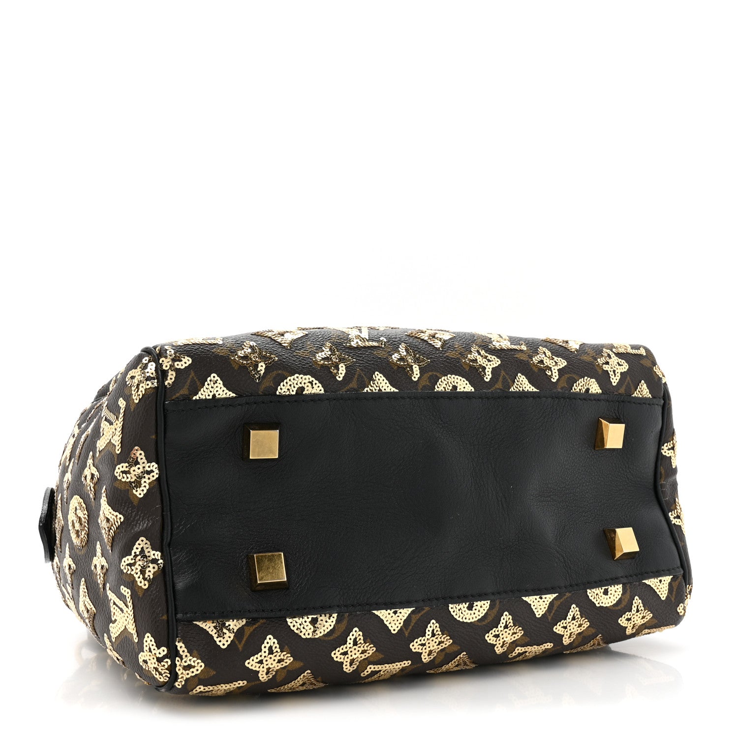 Louis Vuitton Monogram Sequins Eclipse Speedy 28 Gold 4 of 13