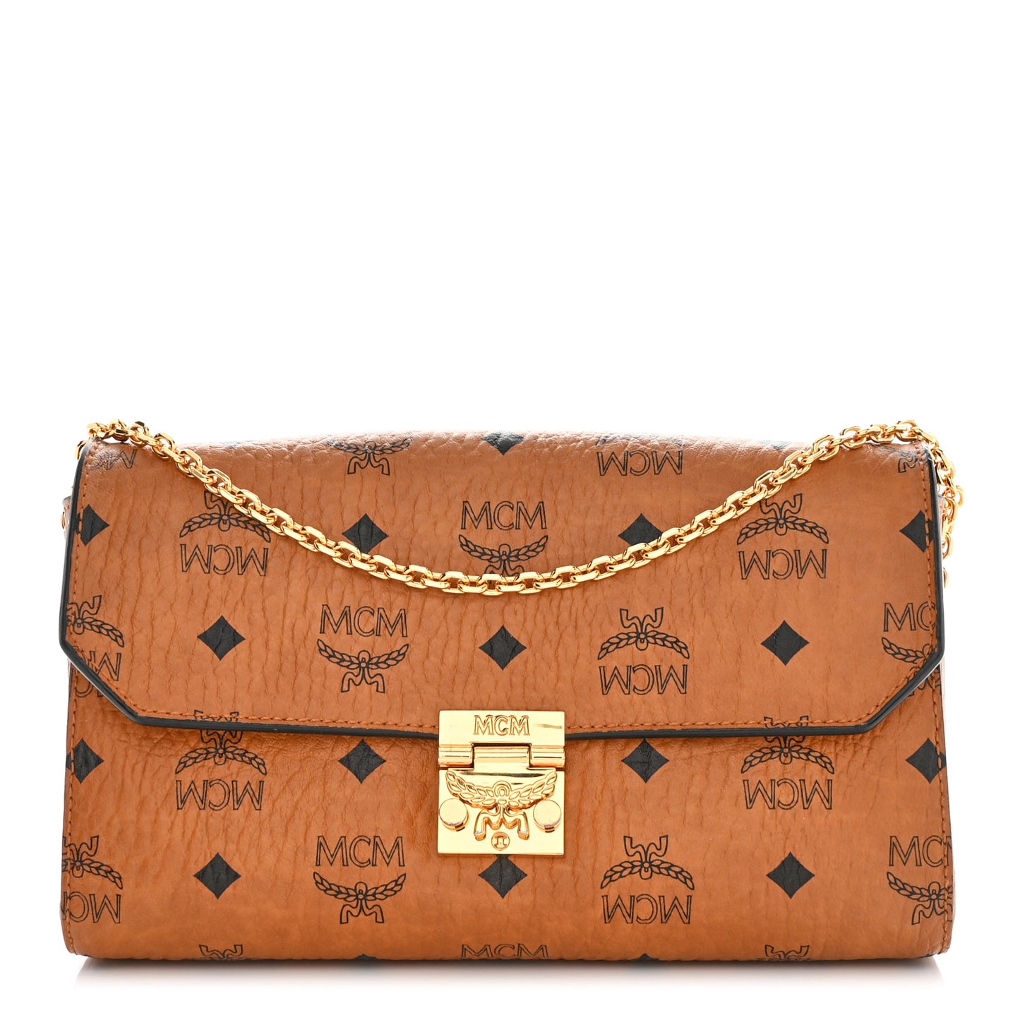 Visetos Small Millie Crossbody Bag Cognac