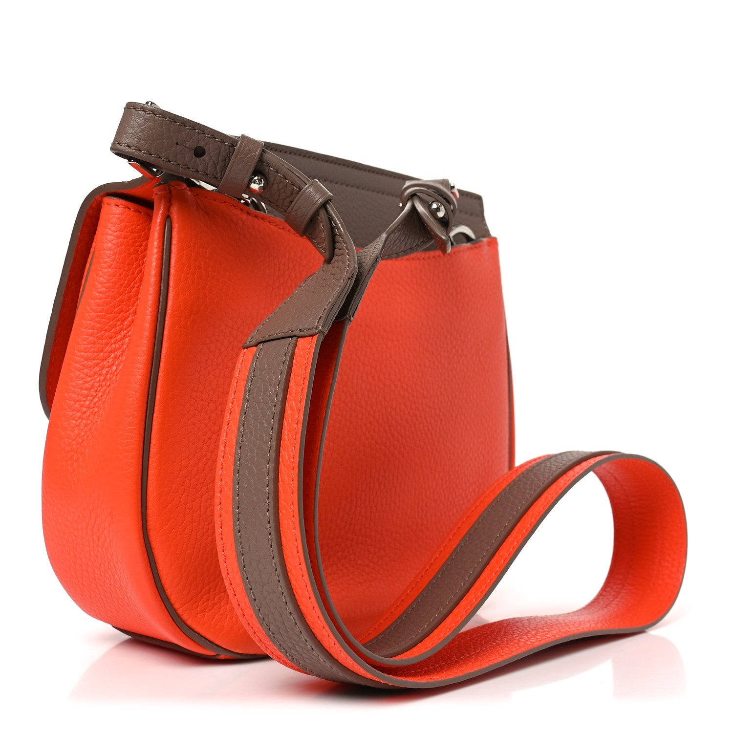 Louis Vuitton Taurillon Marceau Tangerine Taupe 2 of 8
