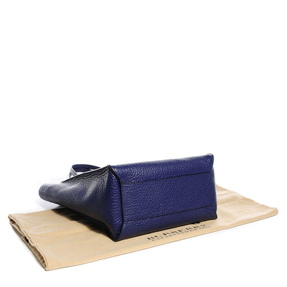 Burberry Heritage Grain Medium Woodbury Tote Blue 4 of 9