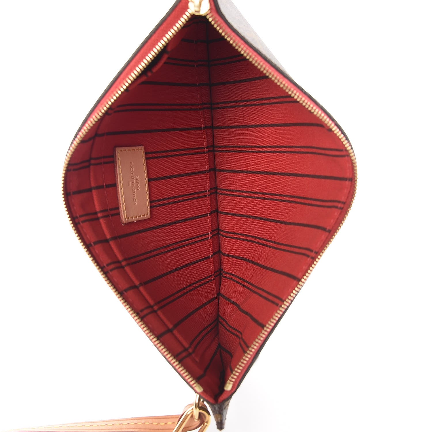 Louis Vuitton Monogram Neverfull MM GM Pochette Cherry 5 of 11