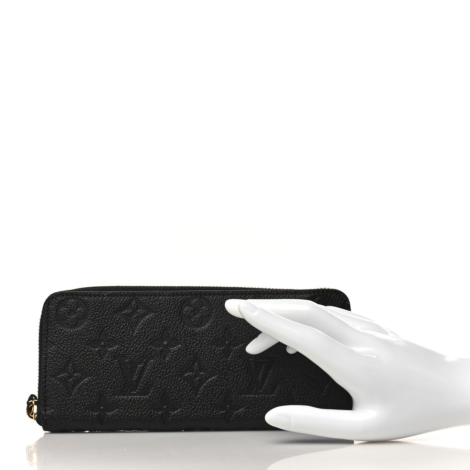 Louis Vuitton Empreinte Clemence Wallet Black 2 of 6