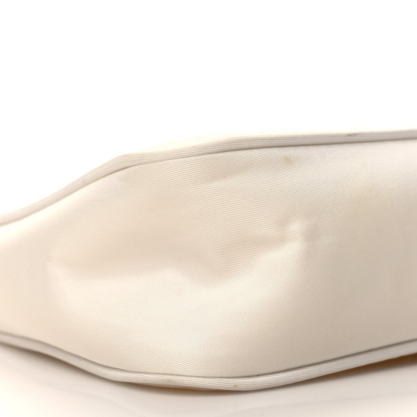 Re-Nylon Saffiano Mini Re-Edition 2005 Bag White