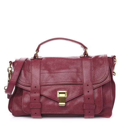 Proenza Schouler Lambskin Medium PS1 Satchel Chianti 1 of 13