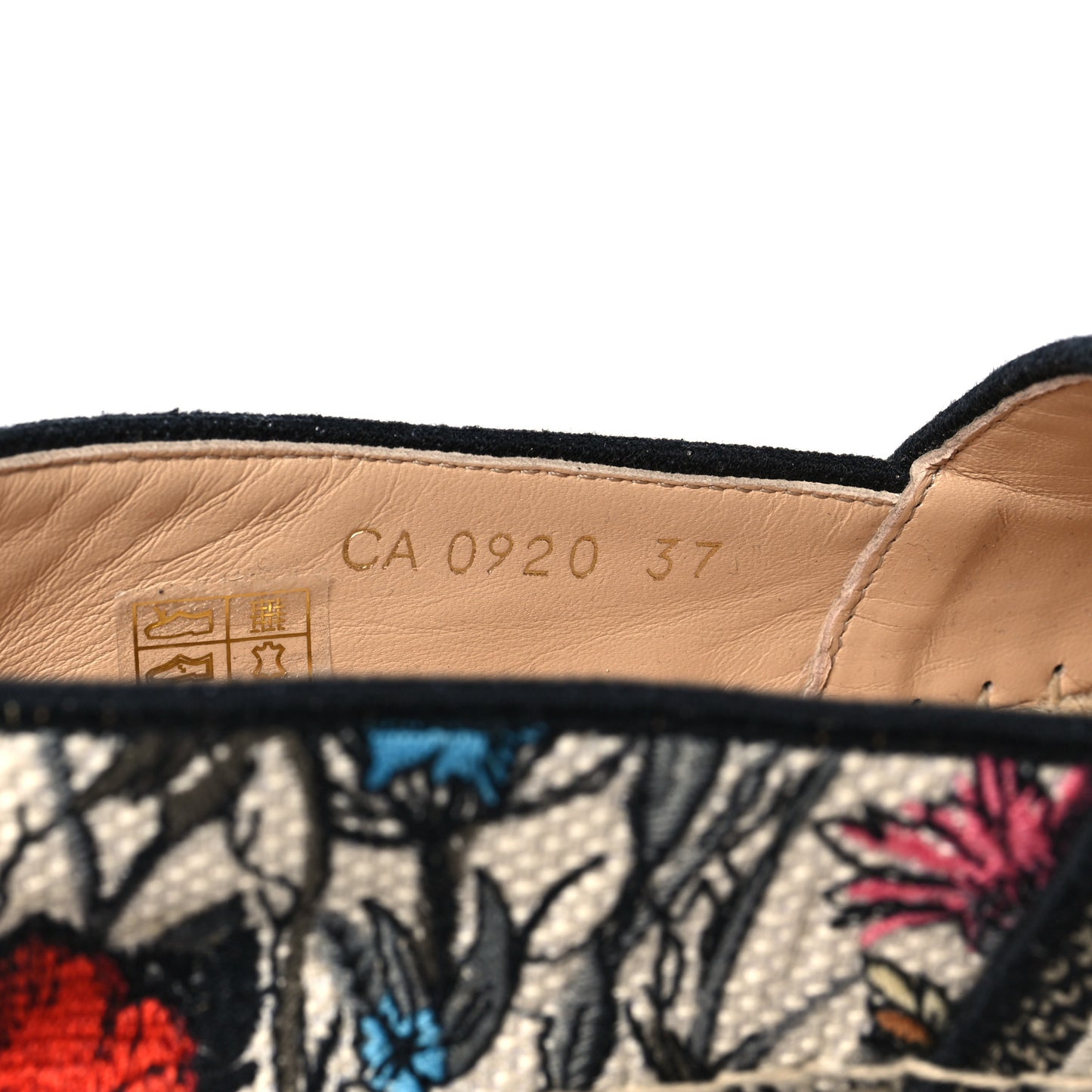 Embroidered Mille Fleurs Granville Espadrille 37 Multicolor