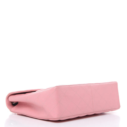 Chanel Caviar Quilted Jumbo Single Flap Pink 4 of 13