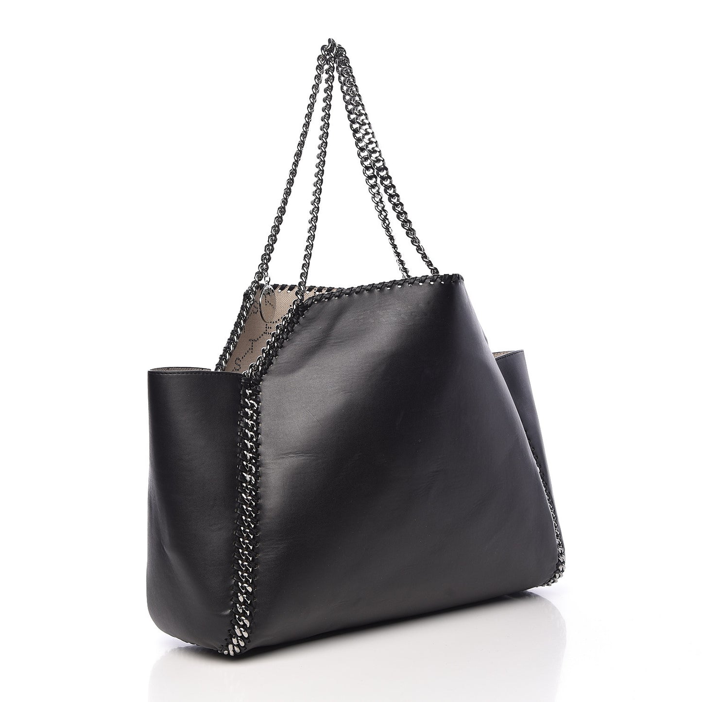 Canvas Logo Falabella Reversible Tote Sand