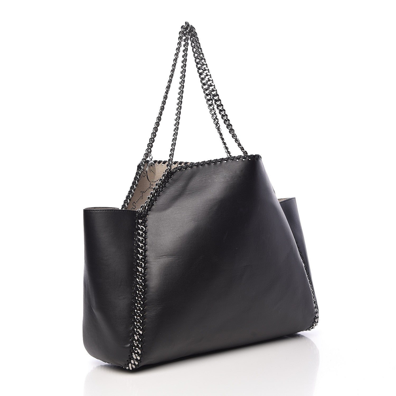 Stella McCartney Canvas Logo Falabella Reversible Tote Sand 7 of 19