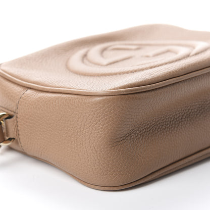 Gucci Pebbled Calfskin Small Soho Disco Bag Camelia 6 of 12