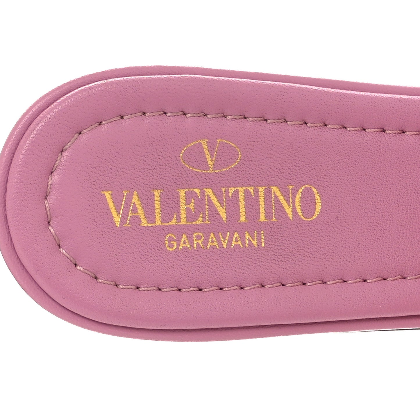Nappa Roman Stud Flat Slide Sandals 37 Giacinto