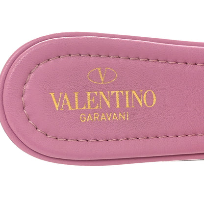 Valentino Garavani Nappa Roman Stud Flat Slide Sandals 37 Giacinto 8 of 8
