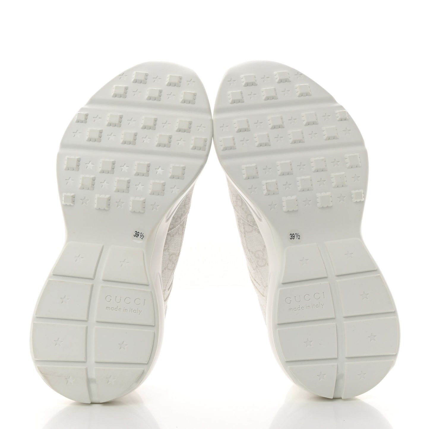 GG Supreme Monogram Womens Rhyton Sneakers 39.5 White