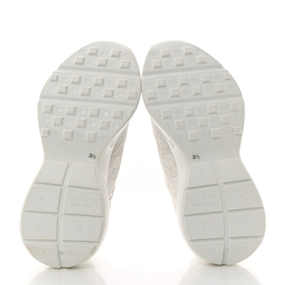 Gucci GG Supreme Monogram Womens Rhyton Sneakers 39.5 White 5 of 9