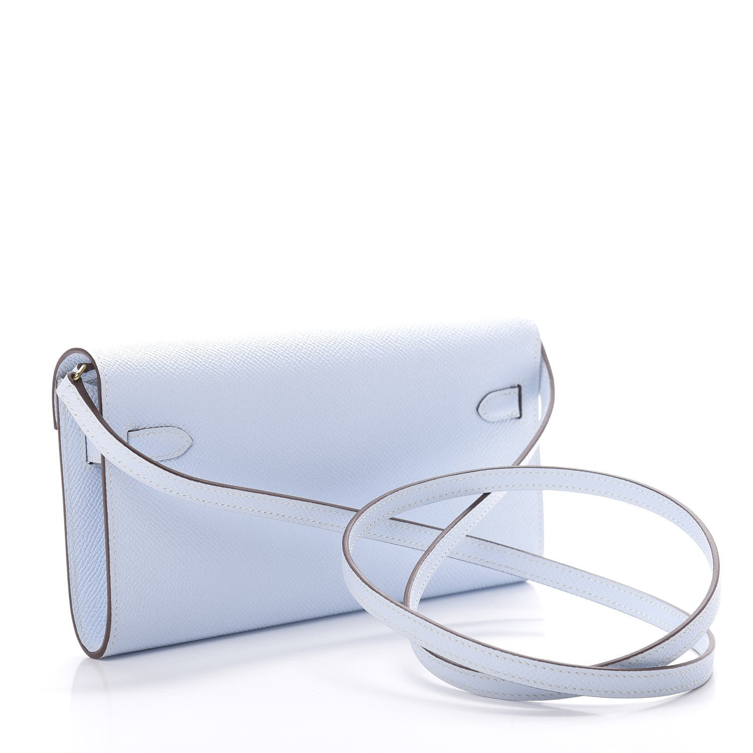 Hermes Epsom Kelly Wallet To Go Bleu Brume 2 of 10