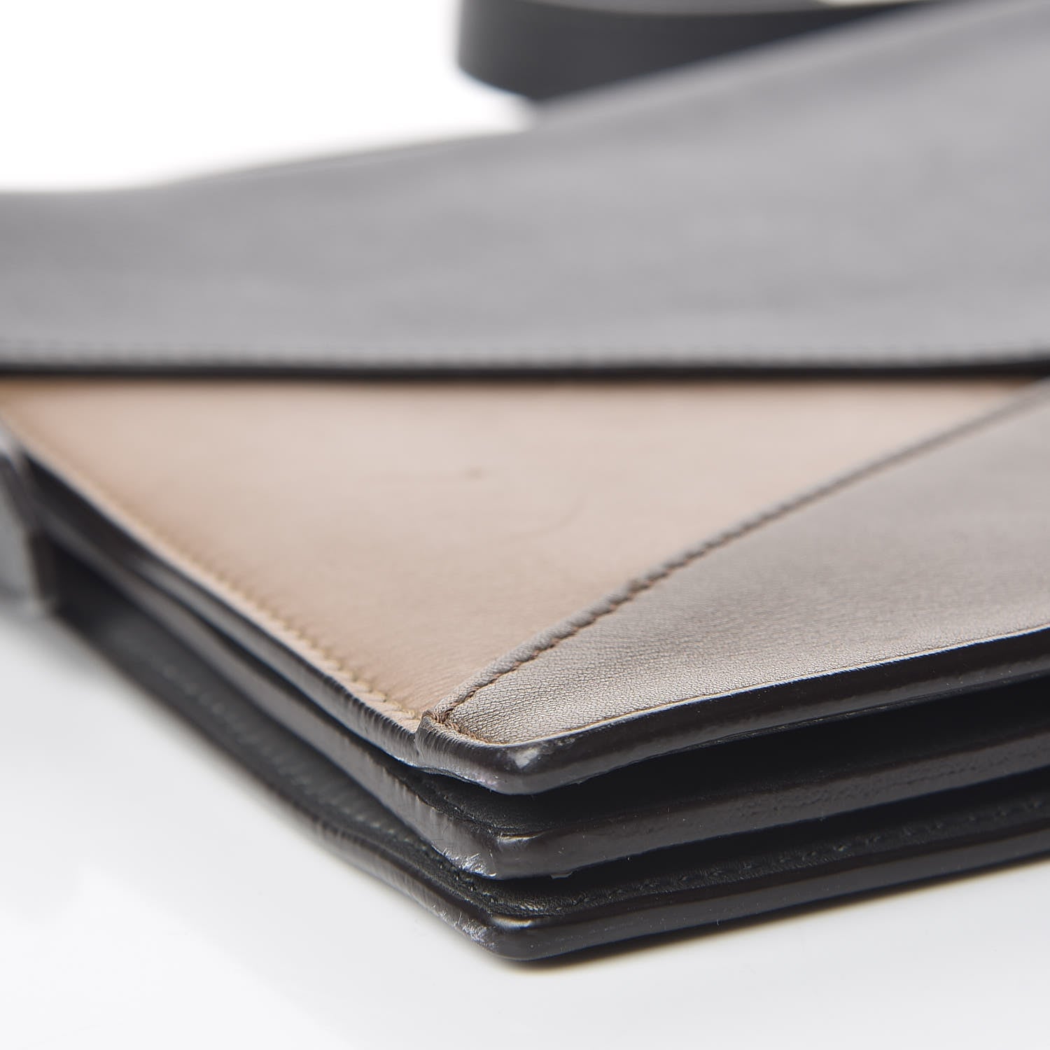 Celine Smooth Calfskin Small Tri-Color Diamond Clutch 6 of 8