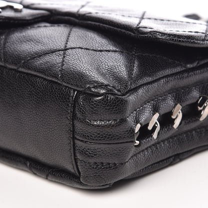 Chanel Glazed Caviar Quilted Modern Chain Flap Black 9 of 9