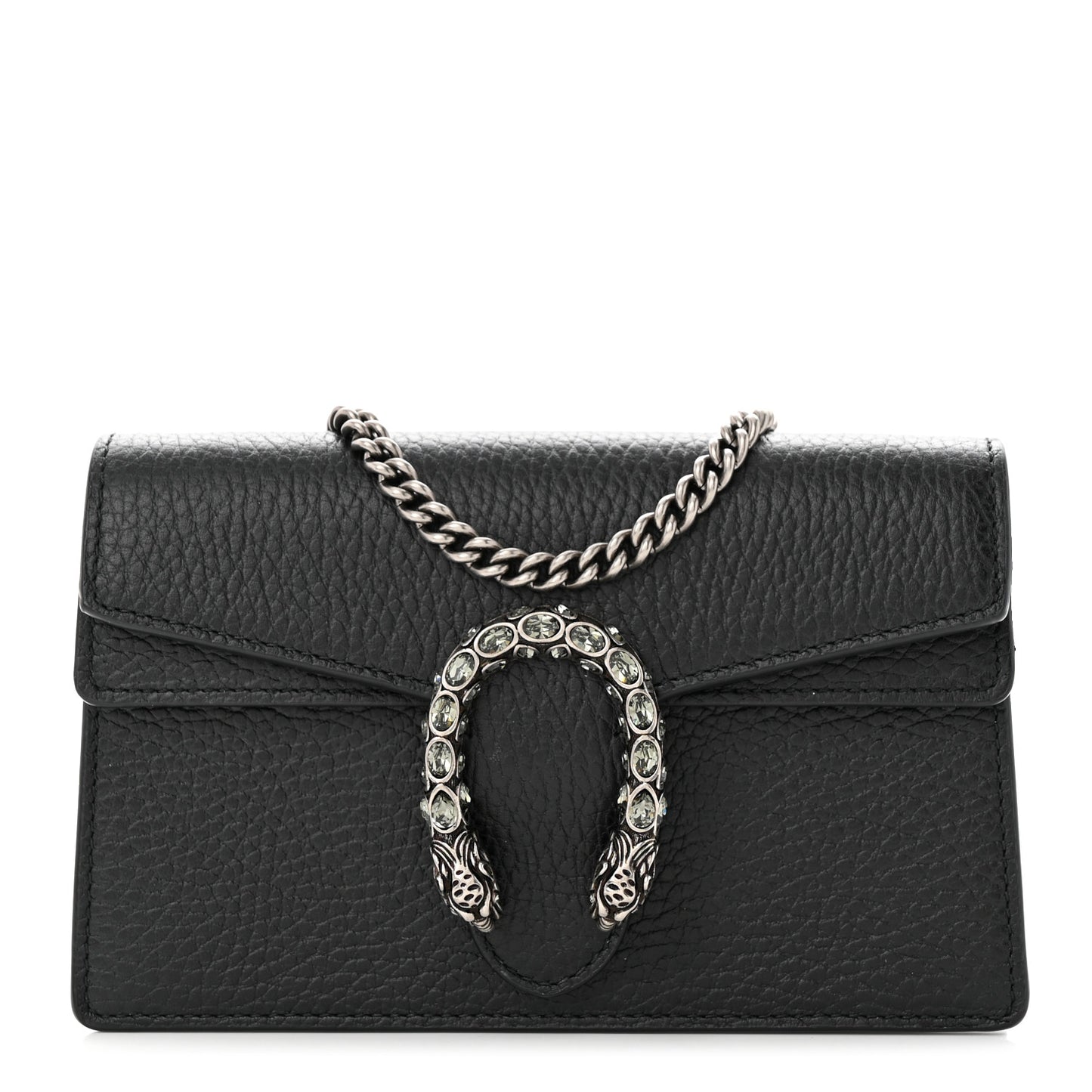 Calfskin Super Mini Dionysus Shoulder Bag Black