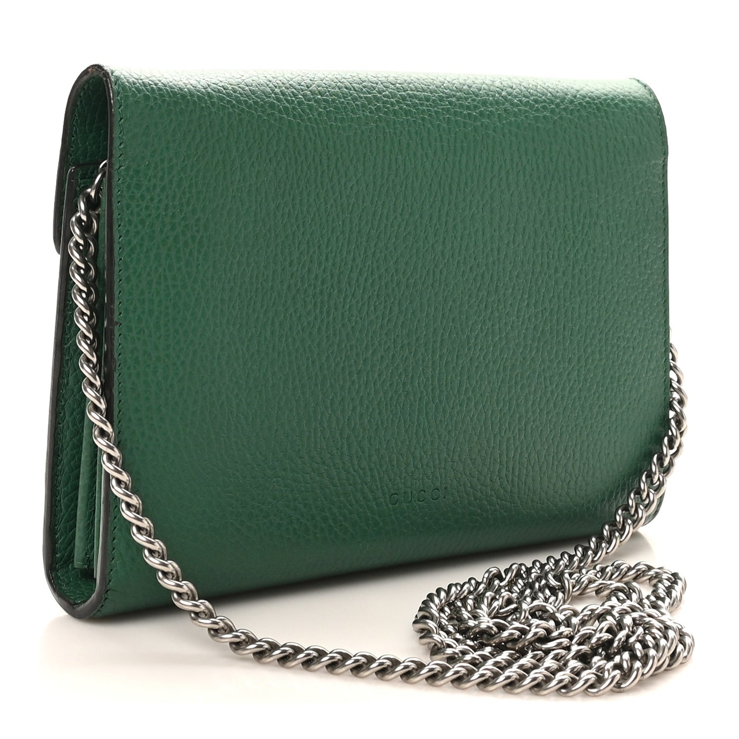 Calfskin Mini Dionysus Chain Wallet Emerald