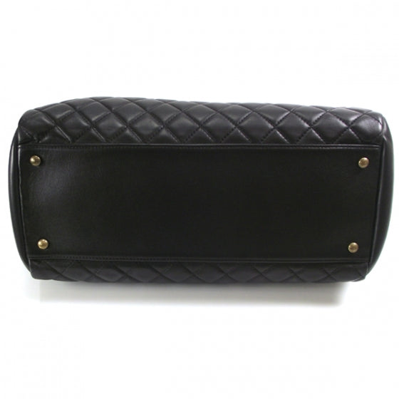 Chanel Lambskin Large Just Mademoiselle Black 4 of 10