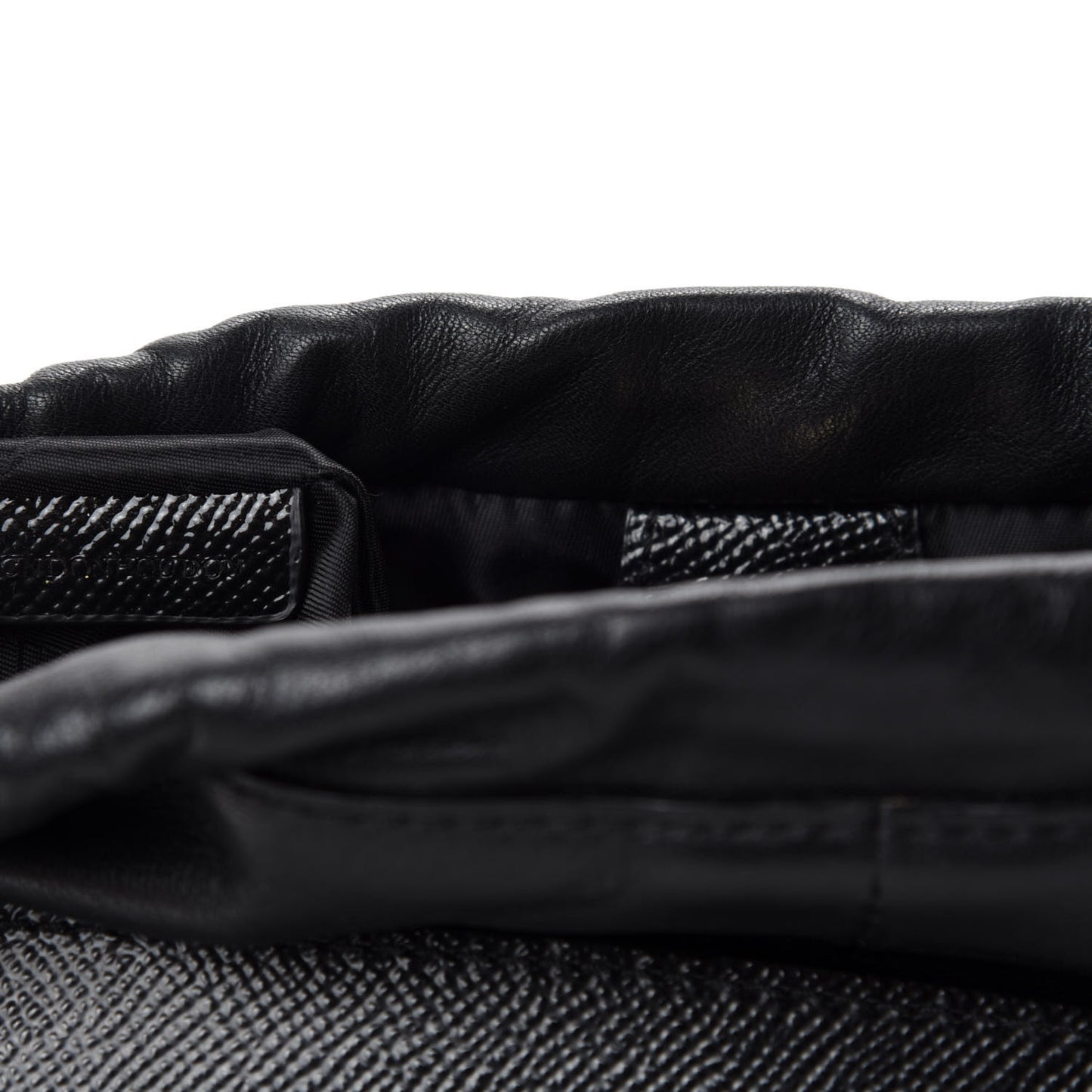 Grainy Calfskin Little Crush Black