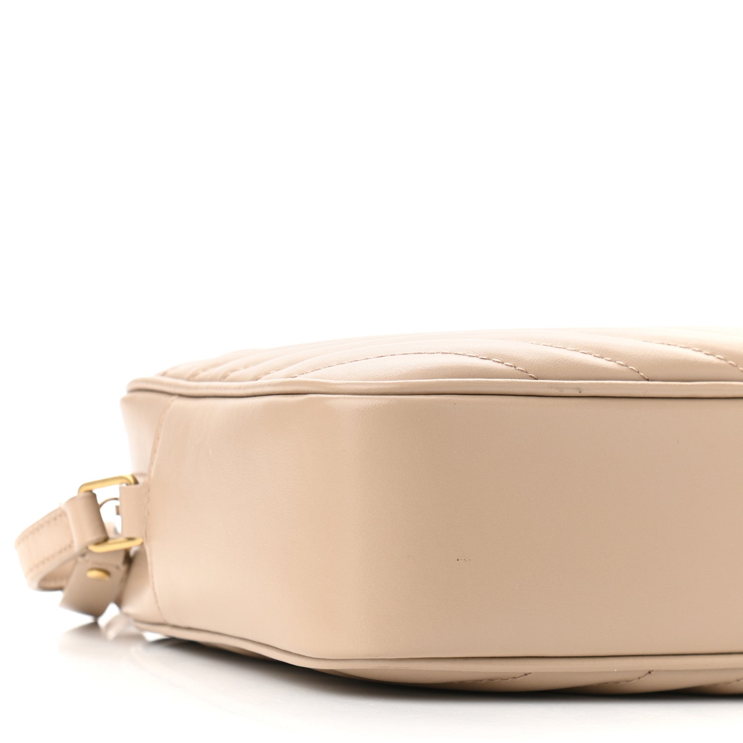 Saint Laurent Calfskin Matelasse Monogram Lou Camera Bag Dark Latte 9 of 10